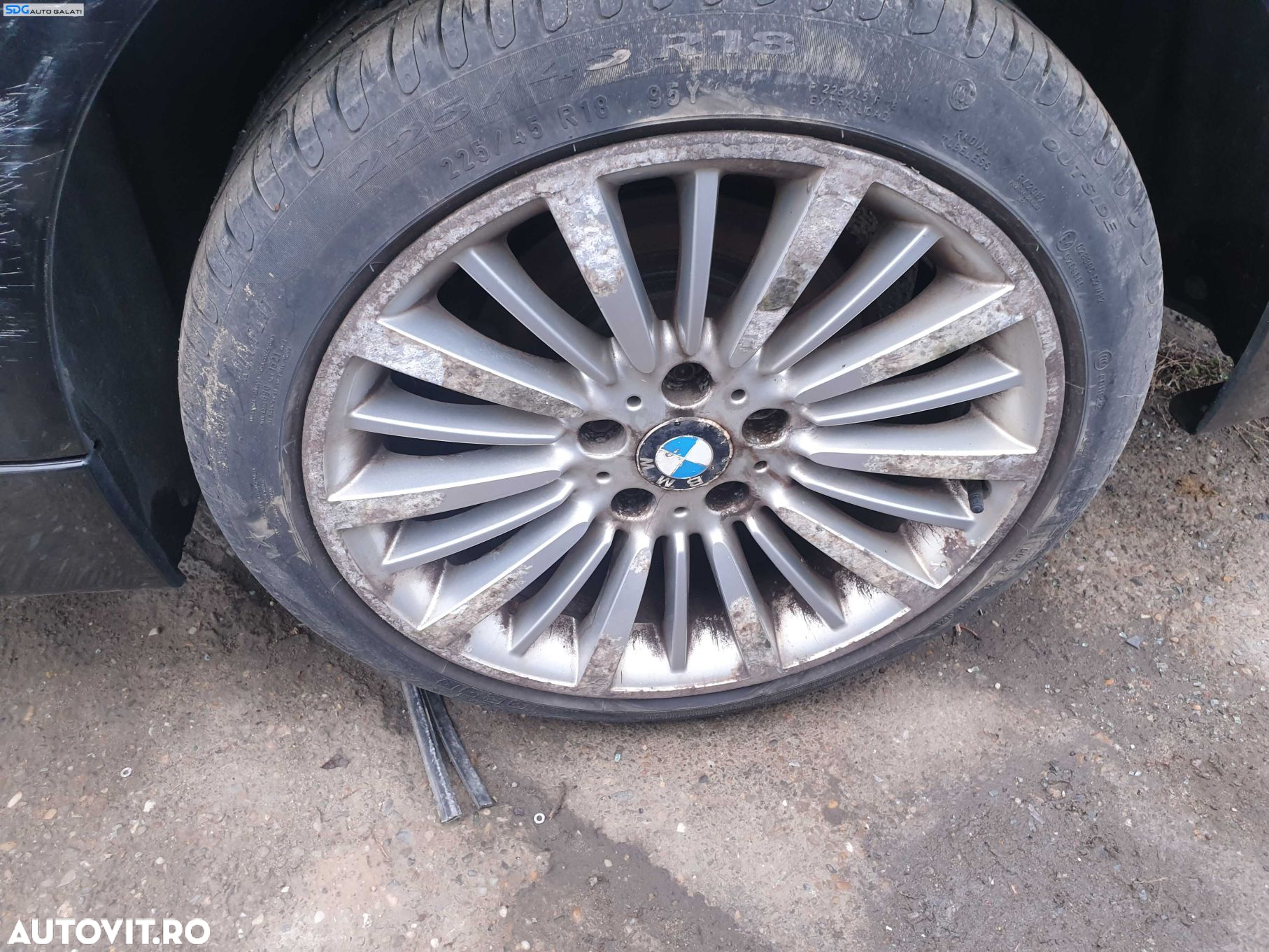 Set 4 Jante Aliaj 225 45 18 R18 Style 416 ET34 Anvelope Vara BMW Seria 3 F30 F31 F34 F36 2011 - 2019 [K0309] - 4