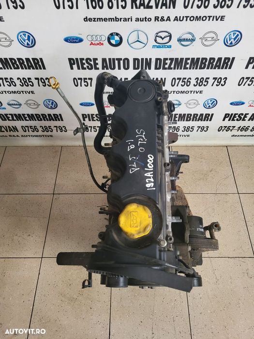 Motor Fiat Stilo Punto Doblo 1.9 Jtd Multijet Cod Motor 192A1000 Testat Vandut De Firma Cu Garantie - 4
