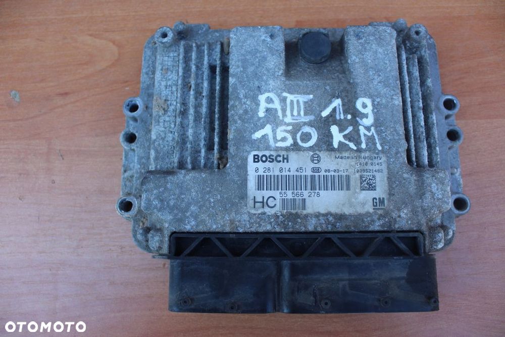 STEROWNIK KOMPUTER SILNIKA OPEL ASTRA H ZAFIRA B 1.9 CDTI 120KM 0281014451 HC - 1
