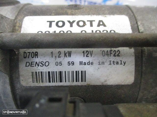 Motor De Arranque 281000J020  MS2280009540 TOYOTA YARIS 2004 1.3I 16V 87CV 5P CINZA - 6
