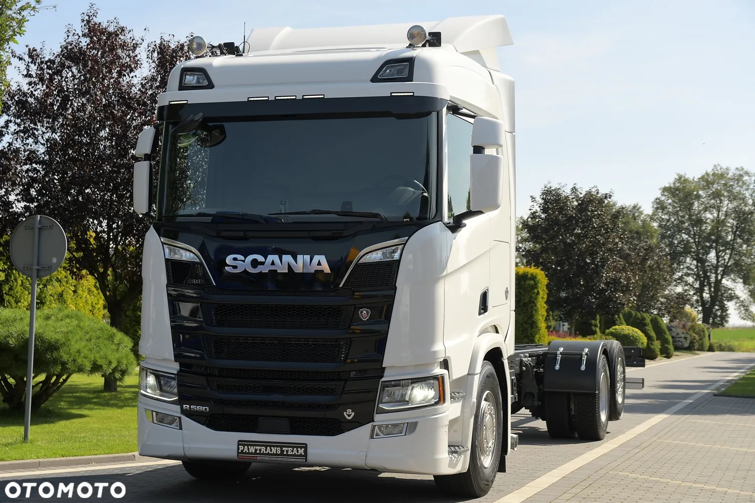 Scania R580///* V8///* 2017///* RETARDER///* 26000KG///* WIDELEC///* RAMA DO ZABUDOWY///* FUL LED///* SKÓRA///* SUPER ZADBANA! - 9