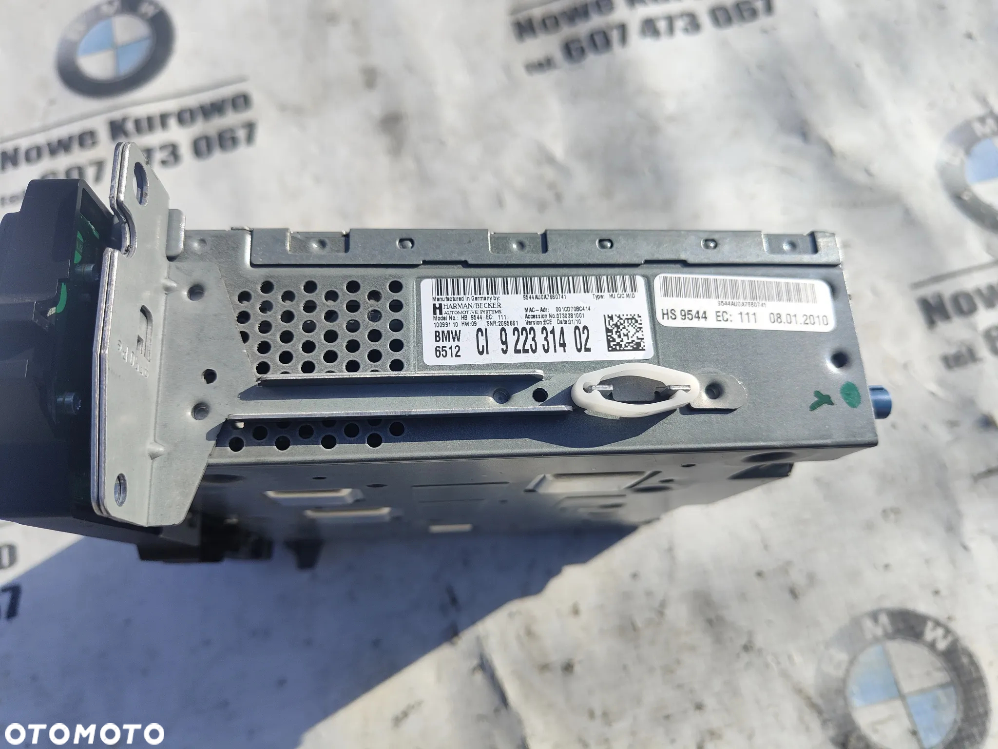 BMW E90 E91 Radio Nawigacja Czytnik nawigacji 9223314 - 4