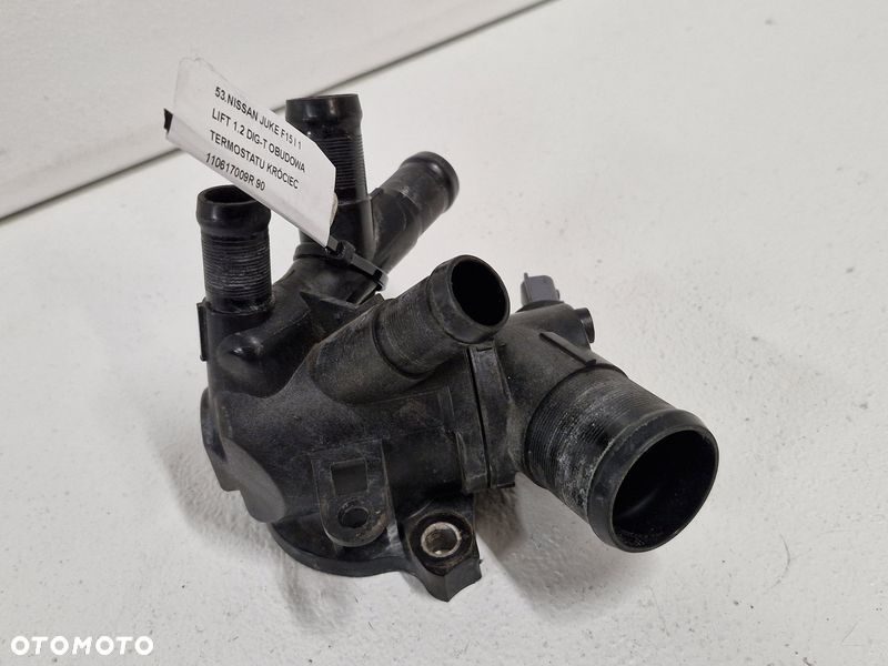 NISSAN JUKE F15 I 1 LIFT 1.2 DIG-T OBUDOWA TERMOSTATU KRÓCIEC 110617009R - 1