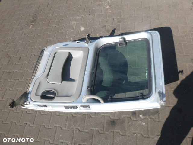 DRZWI LEWE BOCZNE PRZESUWNE SUWANE KOMPLETNE RENAULT KANGOO I LIFT KOLOR TEB64 03-08 - 13