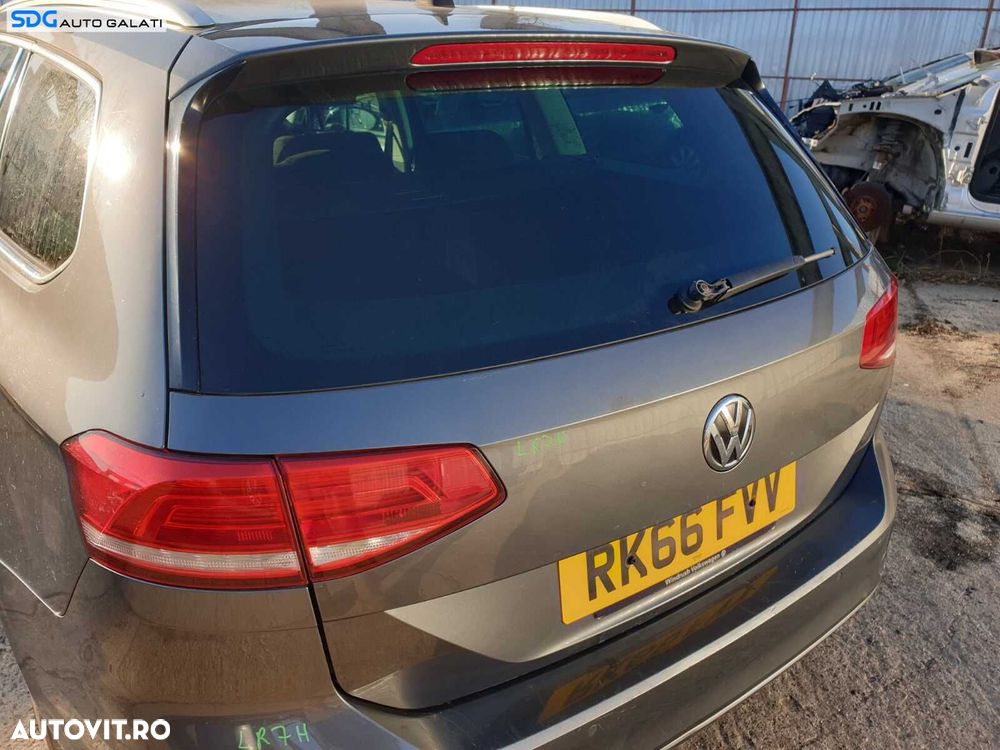 Brat cu Lama Lamela Stergator Luneta Geam Sticla de pe Hayon Haion Portbagaj Volkswagen Passat B8 Break Combi 2014 - 2023 [C3921] - 2