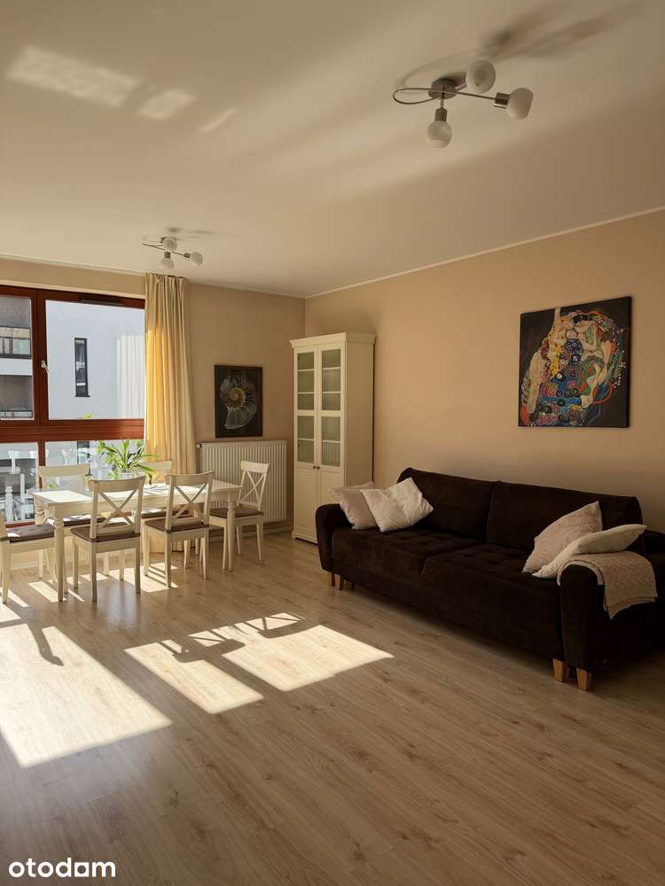 Jasne 2-pokojowe mieszkanie, 53 m², Wilanów