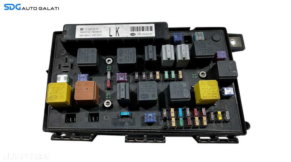 Panou Tablou Relee Sigurante Opel Astra H 1.7 CDTI 2004 - 2010 Cod 13268301M LK [L5999] - 1