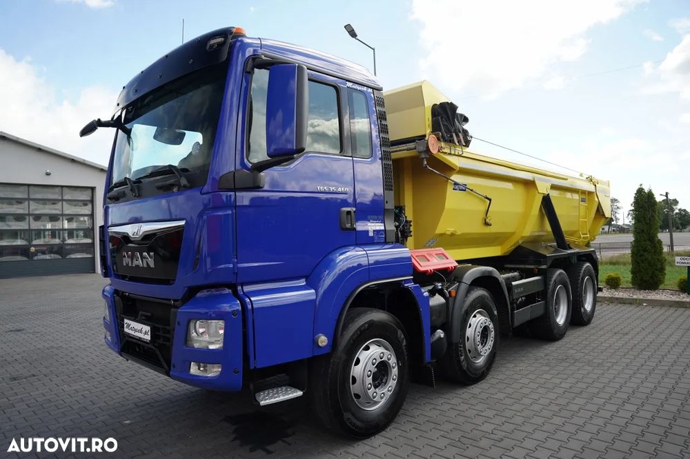 MAN TGS 35.460 / 8x4 / REAR TIPPER / HYDRAULIC FLAP / NAVI / AUTOMATIC - 11