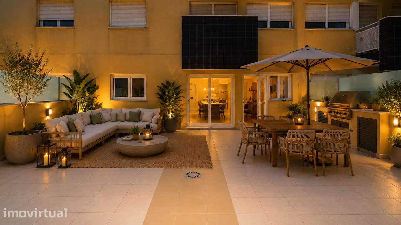 T1 com 107 m² de espaço exterior privativo + garagem + arrecadação - Grande imagem: 2/21