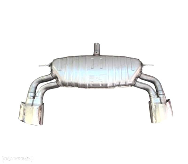 PANELA DE ESCAPE AUDI A3 S LINE HATCHBACK 17-20 LOOK RS3 CROMADO - 2