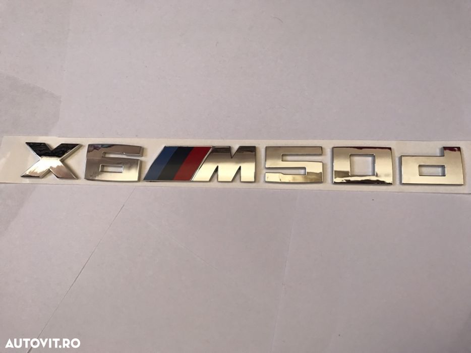 Emblema BMW X6M50d spate - 1