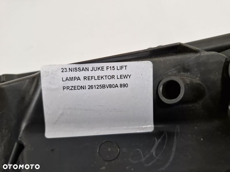 NISSAN JUKE F15 LIFT LAMPA REFLEKTOR LEWY PRZÓD PRZEDNI 26125BV80A - 11
