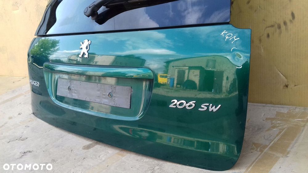 klapa tył tylna szyba peugeot 206 kombi sw 01- kqm - 5