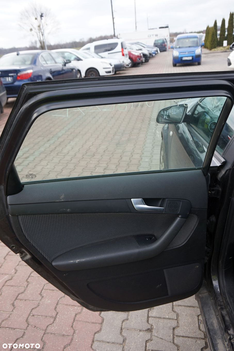 DRZWI TYLNE LEWE A3 8P 5D HB LZ7L  SZARY AUDI 2003-2008 - 8