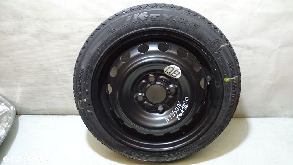 KOŁO DOJAZDOWE R14 4X100 NISSAN MICRA K13 - 1