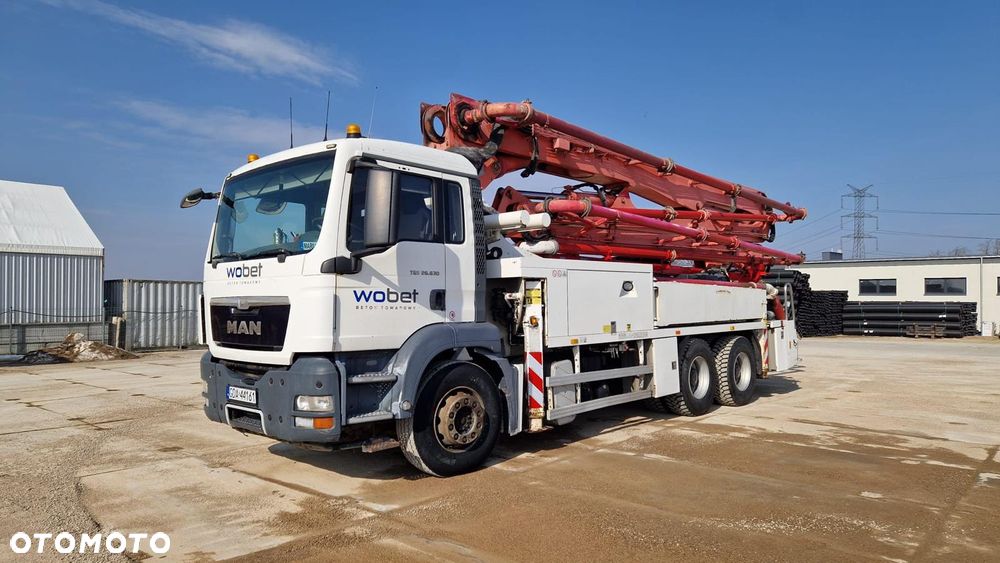 MAN TGA 26.360 6x4 Z ZABUDOWĄ POMPA DO BETONU PUTZMEISTER 36M - 4