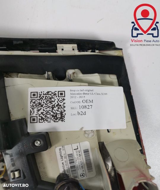 Stop cu led original Mercedes-Benz GL-Class X166 2012 2013 2014 2015 O - 8