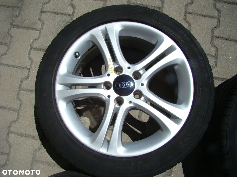 a290 5x112 Audi A3 8P 8V 8Y  7,5jx17 et52,5 opony lato 215/50 - 4