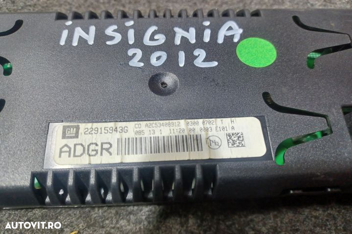 Display bord 22915943G S2C53408912 Opel Insignia A [2008 - 2014] Lift - 4