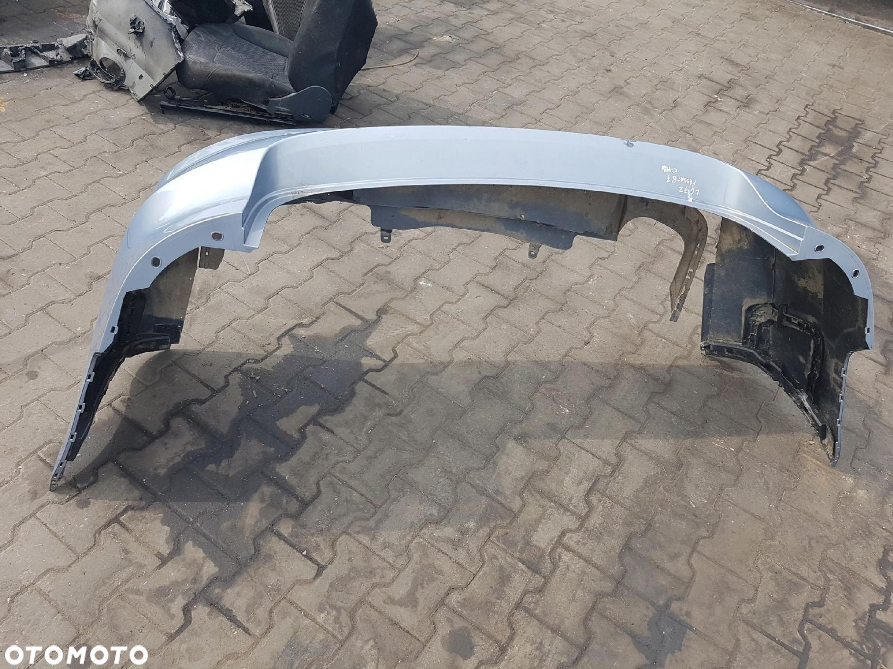 VW PASSAT B7 10-14r KOMBI ZDERZAK TYŁ TYLNY LC7Z - 6