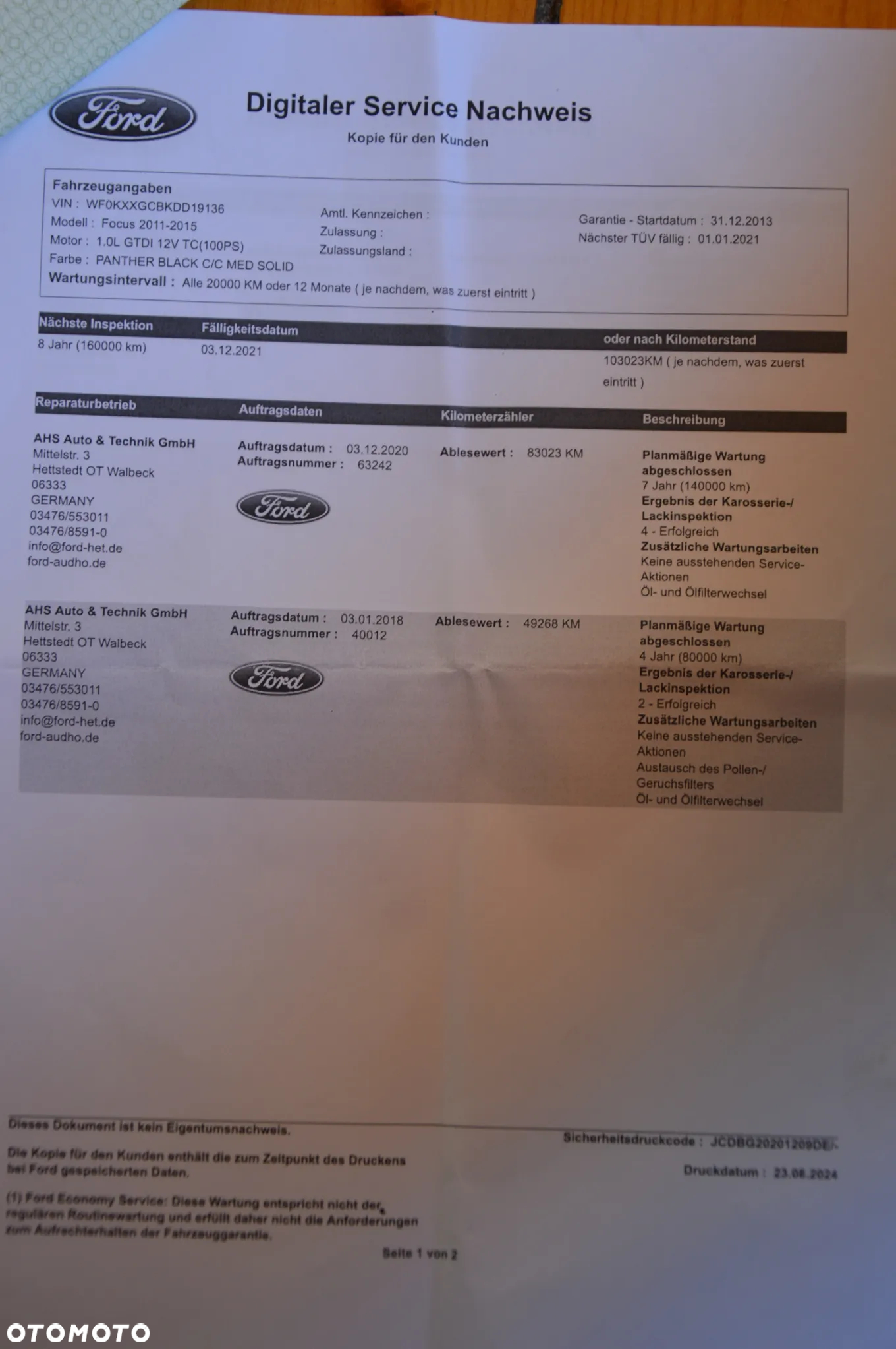 Ford Focus 1.0 EcoBoost Start-Stopp-System - 16