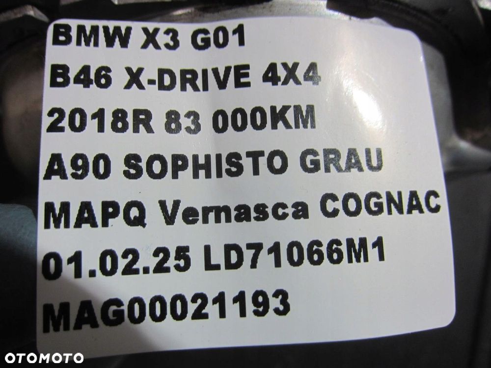 BMW X3 G01 G02 X4 NAPINACZ TYLNY PAS TYŁ TYLNY PRAWY 7497784 72117497784 - 10