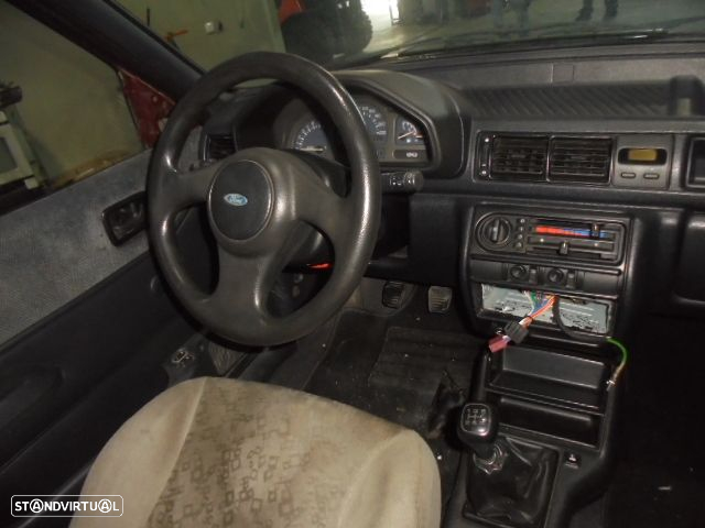 Carro MOT: G6A CXVEL: 87WTJB FORD FIESTA 1996 1.1I 50CV 5P VERMELHO GASOLINA - 9