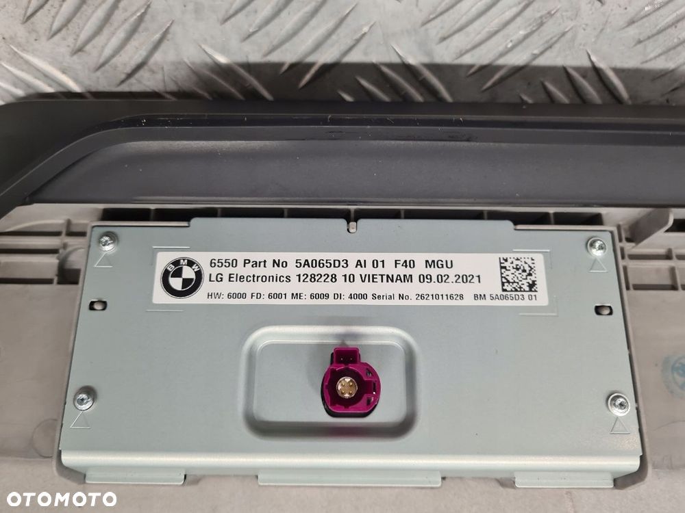 BMW F40 F44 EKRAN MONITOR NAWIGACJI 5A065D3 - 4