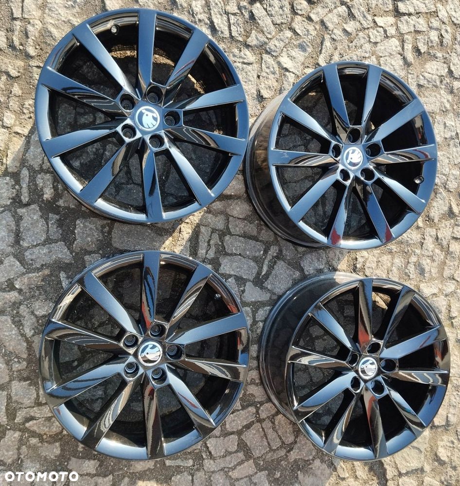 FELGI ALU SKODA OCTAVIA III 5X112 18 7,5J ET51 5E0 601025 Q 4SZT - 4