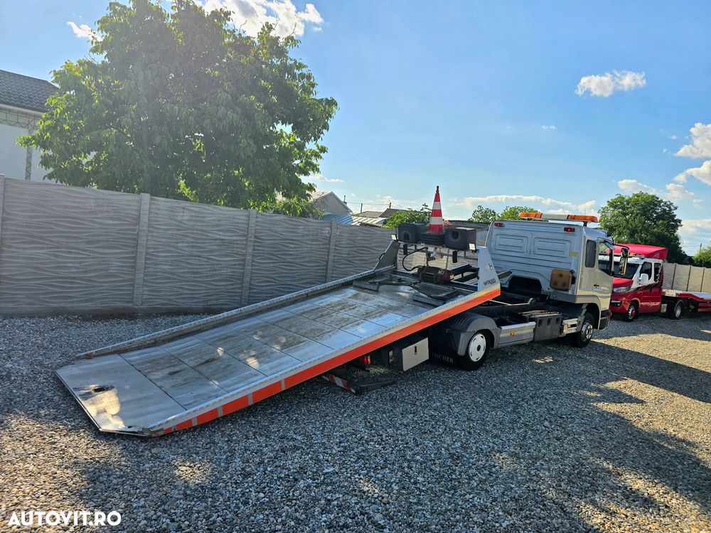 Mercedes-Benz ATEGO 1023 PLATOU HIDRAULIC INOX 6M  + FURCA SI 6 LOCURI - 5