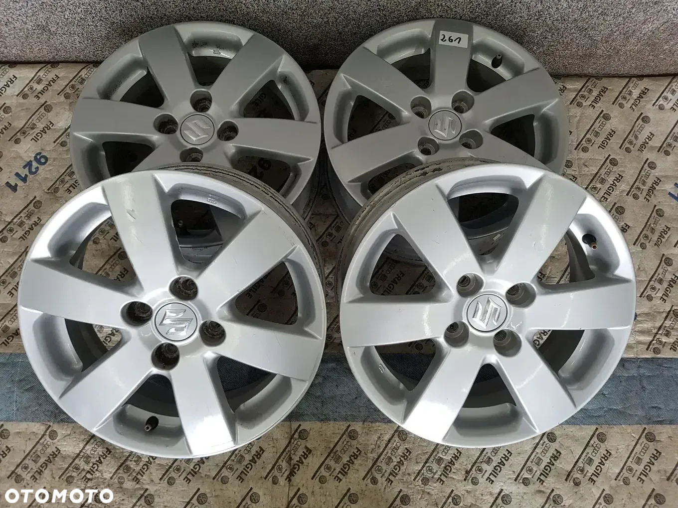 FELGI ALU 4x100 5.5Jx15 ET45 SUZUKI SWIFT SPLASH IGNIS - 2