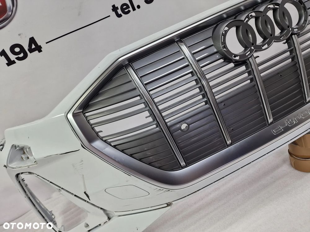 AUDI E-TRON 4KE S-LINE ZDERZAK PRZEDNI PRZÓD NA SPRYSKI + 6X PDC , NR 4KE807437C / 4KE807437D , NR AUKCJI NZ1124 (NZ1125) - 8