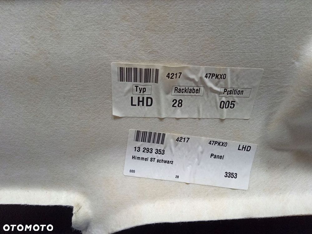 OPEL INSIGNIA A KOMBI OPC PODSUFITKA CZARNA - 11