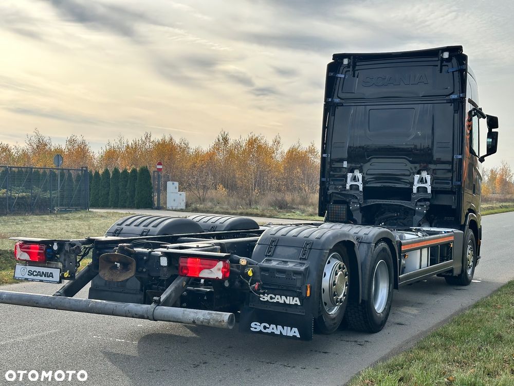 Scania S450 6x2 Rama Rozstaw 5m Poduszki przód Bogata Opcja Laweta BDF - 14