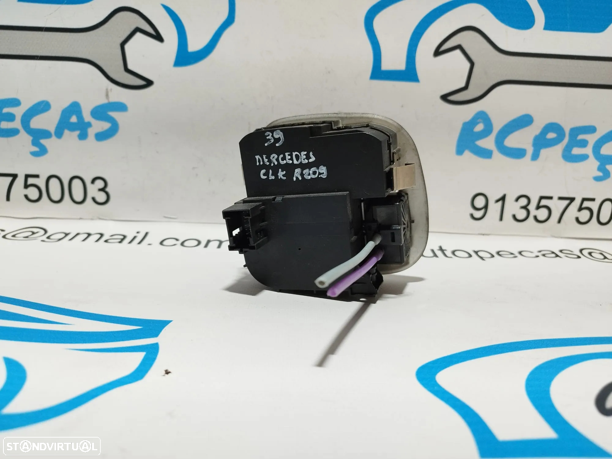 MODULO INTERRUPTOR SWITCH LUZES  MERCEDES CLK R209 COMANDO COMUTADOR REGULADOR ESPELHOS RETROVISORES - 3