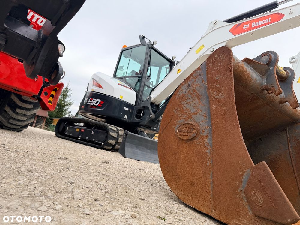 Bobcat Minikoparka BOBCAT E50Z e55 E60 5 6 tony e 50 z dodatk linie hydr e35 e 34 e35z cat 304 303,5 serwisowana 1 wł koparka gąsienicowa Cat 303.5 304 305 305.5 306  Kubota 3,5tony - 6