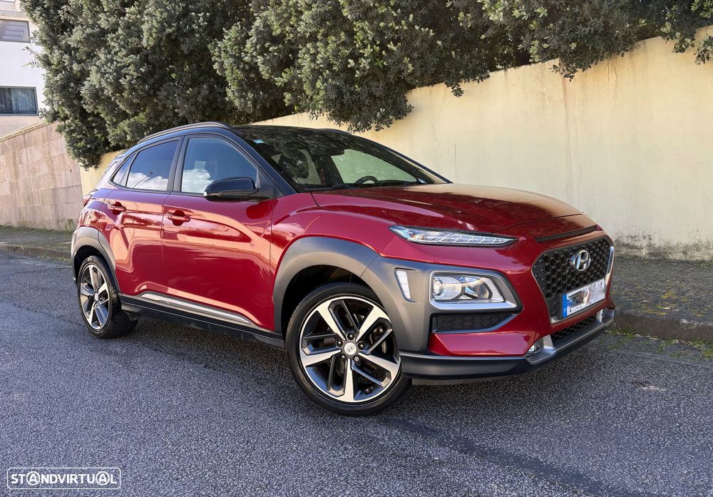 Hyundai Kauai 1.0 T-GDi Premium Pele/Tec.Vermelho - 3