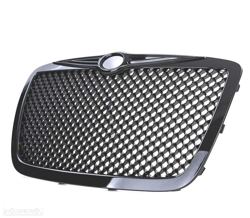 GRELHA CHRYSLER 300C 04-11 LOOK BENTLEY PRETO BRILHANTE - 3