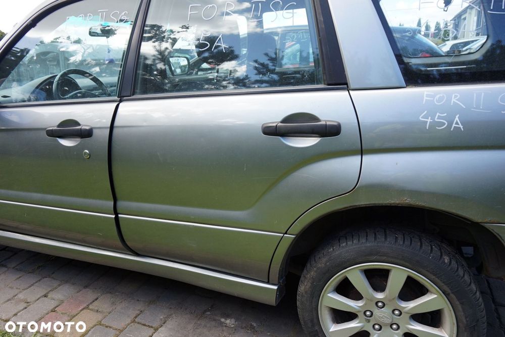 DRZWI TYLNE LEWE FORESTER II SG LIFT 45A  SZARY SUBARU 2006-2008 - 2