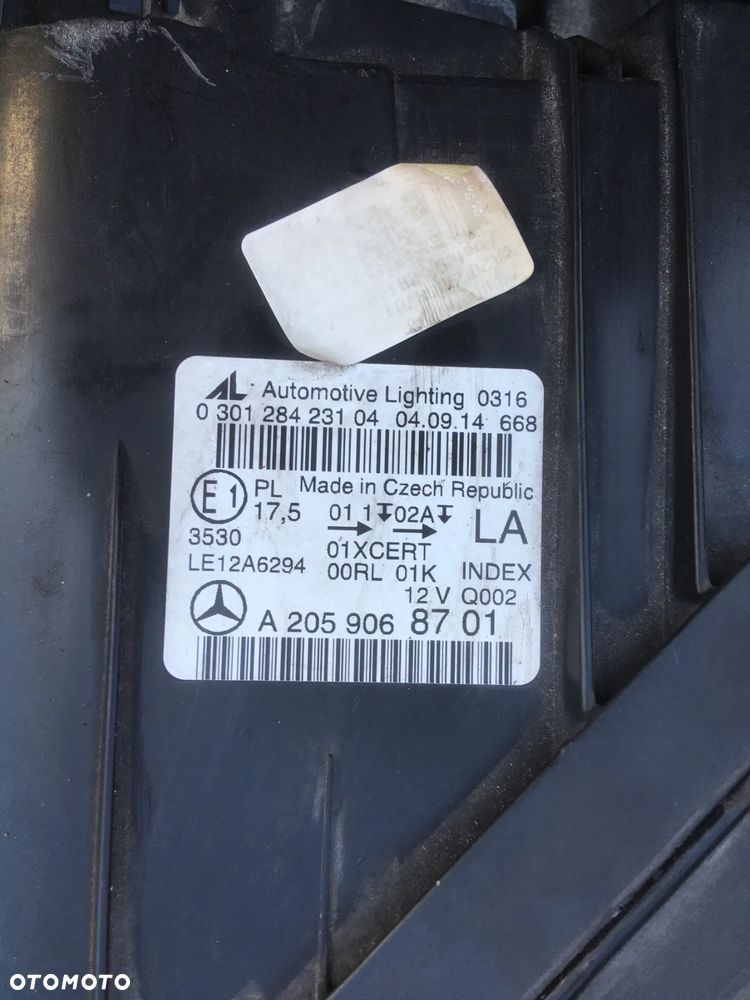 LAMPA PRZÓD LEWA REFLEKTOR LEWY Mercedes C KLASA W205 A205 14-18 A2059068701 ILS - 6