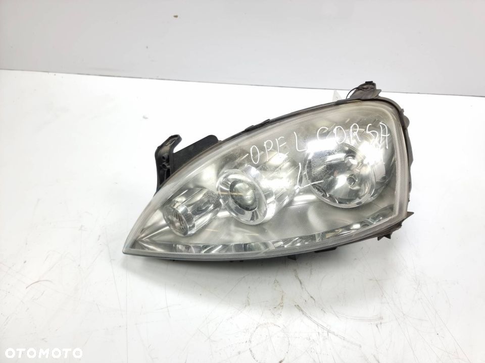 LAMPA LEWA PRZÓD OPEL CORSA C 13237263 SOCZEWKA - 1