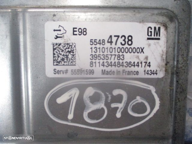 Centralina 55484738  395357783  13460582  600775881  13500157  13591610  OPEL ASTRA J 2015 1.6 CDTI 110CV 4P BRANCO ORIGINAL - 11