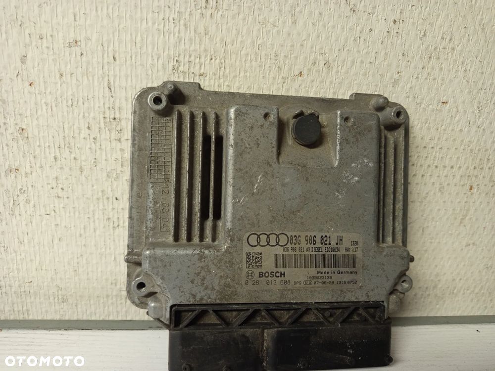 KOMPUTER STEROWNIK SILNIKA AUDI A3 8P 2.0 TDI 0281013608 03G906021JH - 1