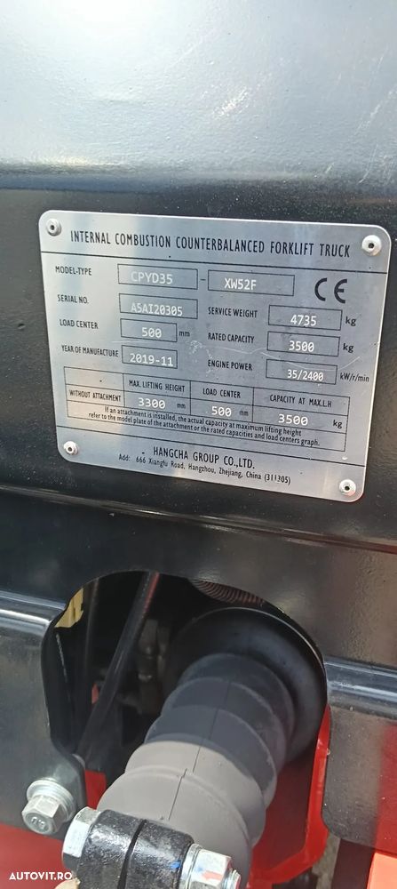 Hangcha XF TRUCK 3500 KG - 19