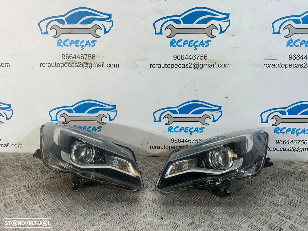 .Otica Farol Frente Frontal Direita Esquerda Halogenio Original Opel Insignia A Facelift 2013 a 2016 - 1