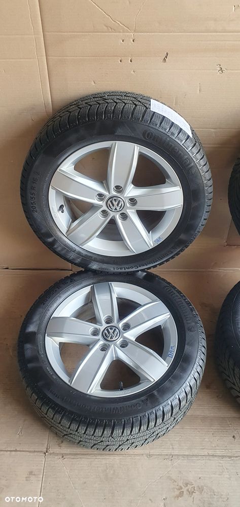Alufelgi z oponami alusy felgi aluminiowe 5x112 6J ET48 205/55 R16 VW Golf VII 5G0071496A - 3