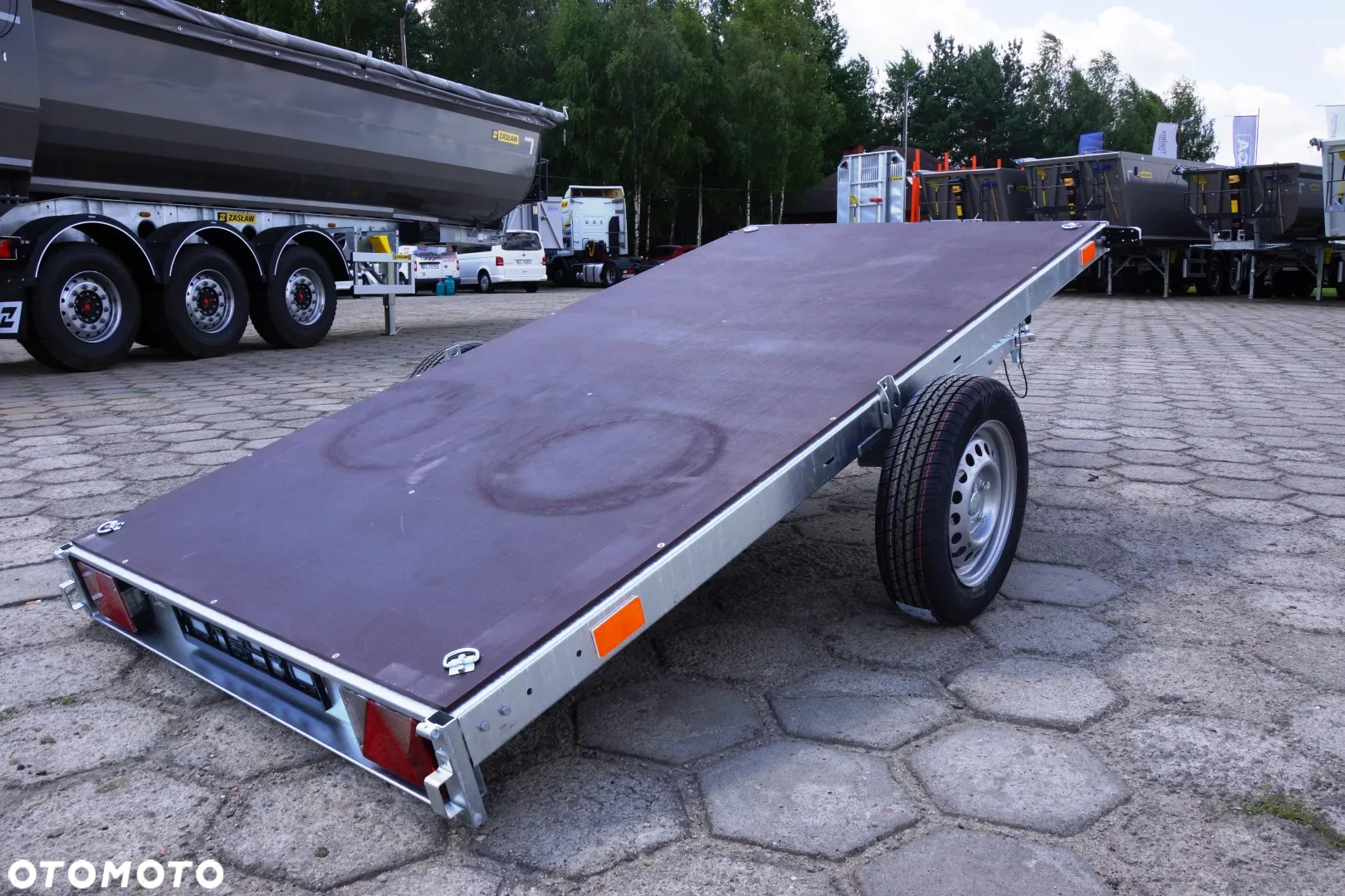 Zaslaw 1 oś, przyczepa prawko B, 750 kg DMC  MOCNA I SOLDNA - 26