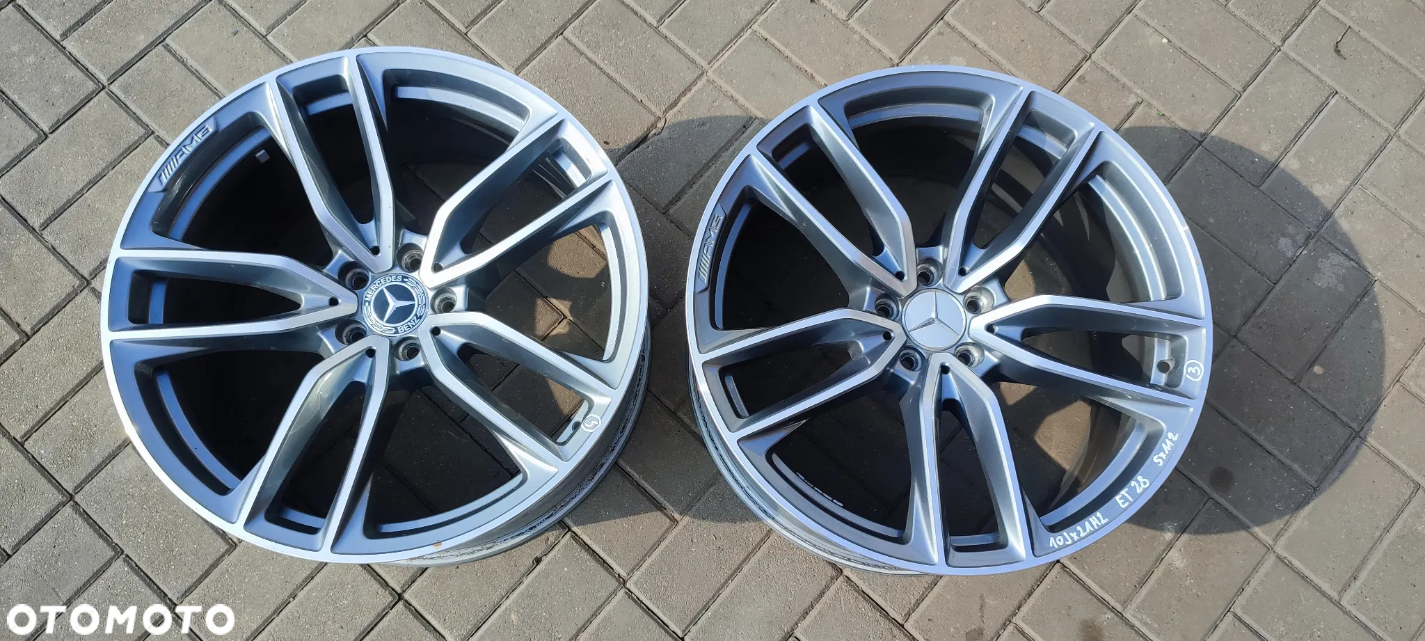 FELGI STRUKTURANE 5x112 9,5Jx 21 CALI ET30 fi 66.6 x2 2534013800 10Jx21 CALI ET 28 2534013900 AMG MERCEDES GLC KOMPLET 4 SZTUKI - 22