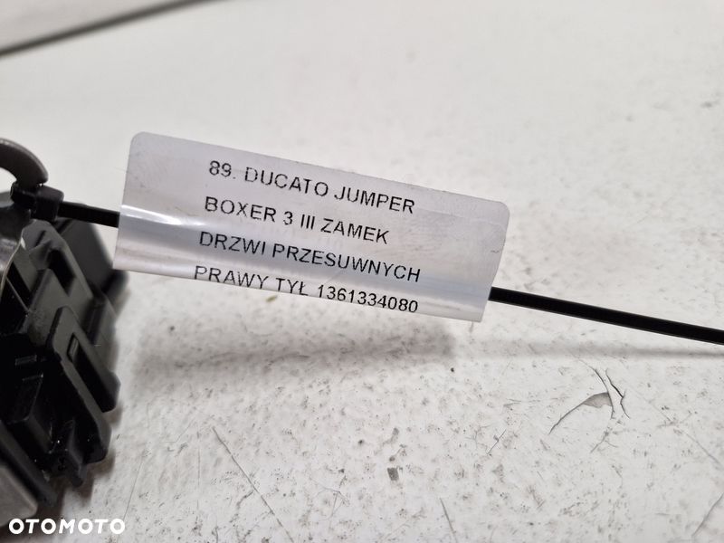 FIAT DUCATO III 3 ZAMEK DRZWI PRZESUWNYCH PRAWY TYŁ 6 PIN 1361334080 - 7