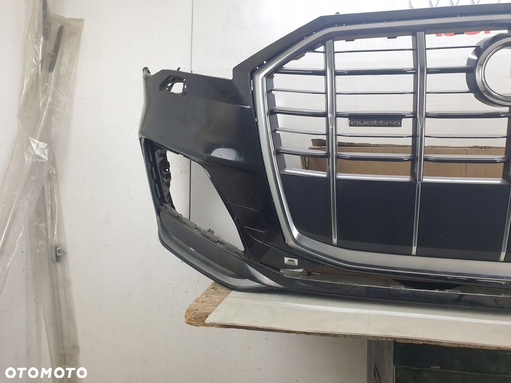ZDERZAK AUDI Q7 4M 4M0 II S-LINE 2019-2024 ORYGINAŁ OE LIFT PO LIFCIE GRIL - 3